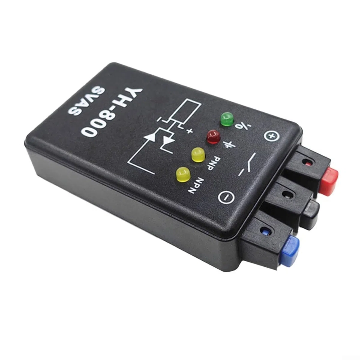 YH-800 Testeur de capteur DC PNP NPN Appareil de test photoélectrique pour automatisation industrielle Détection de métaux avec affichage numérique Noir 936023 mm