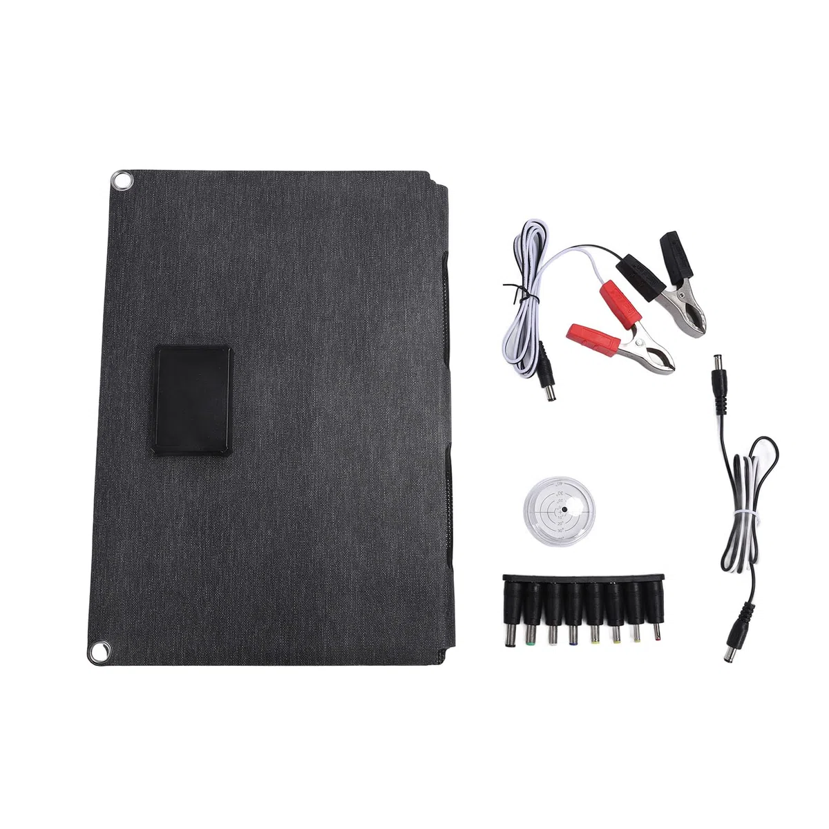 Fafeicy Panneau Solaire Pliable Chargeur Silicium Monocristallin Portable