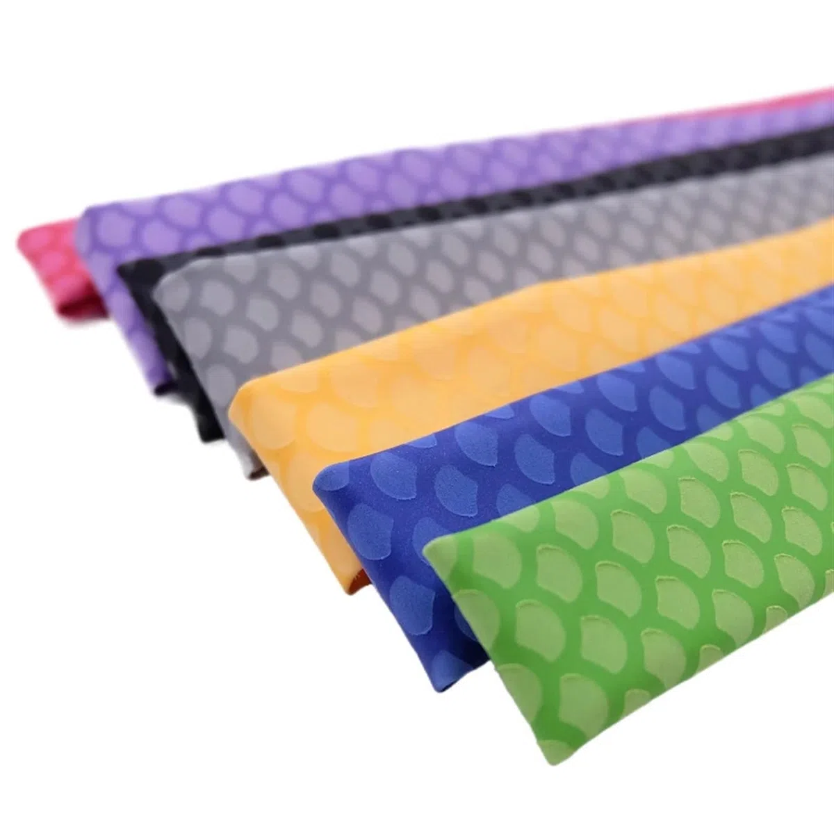 Gaine thermorétractable antidérapante pour cannes à pêche, tube thermorétractable antidérapant pour poignée de vélo, housse isolante pour raquette de pêche (noir, diamètre 30 mm - 1 m x 5 pièces)