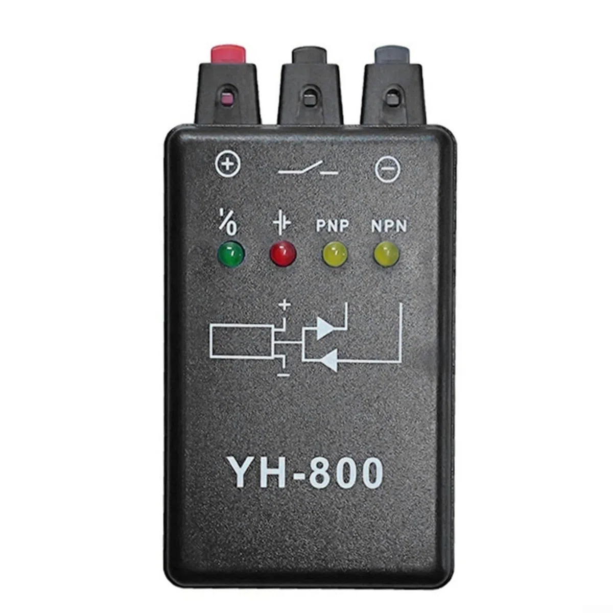 YH-800 Testeur de capteur DC PNP NPN Appareil de test photoélectrique pour automatisation industrielle Détection de métaux avec affichage numérique Noir 936023 mm