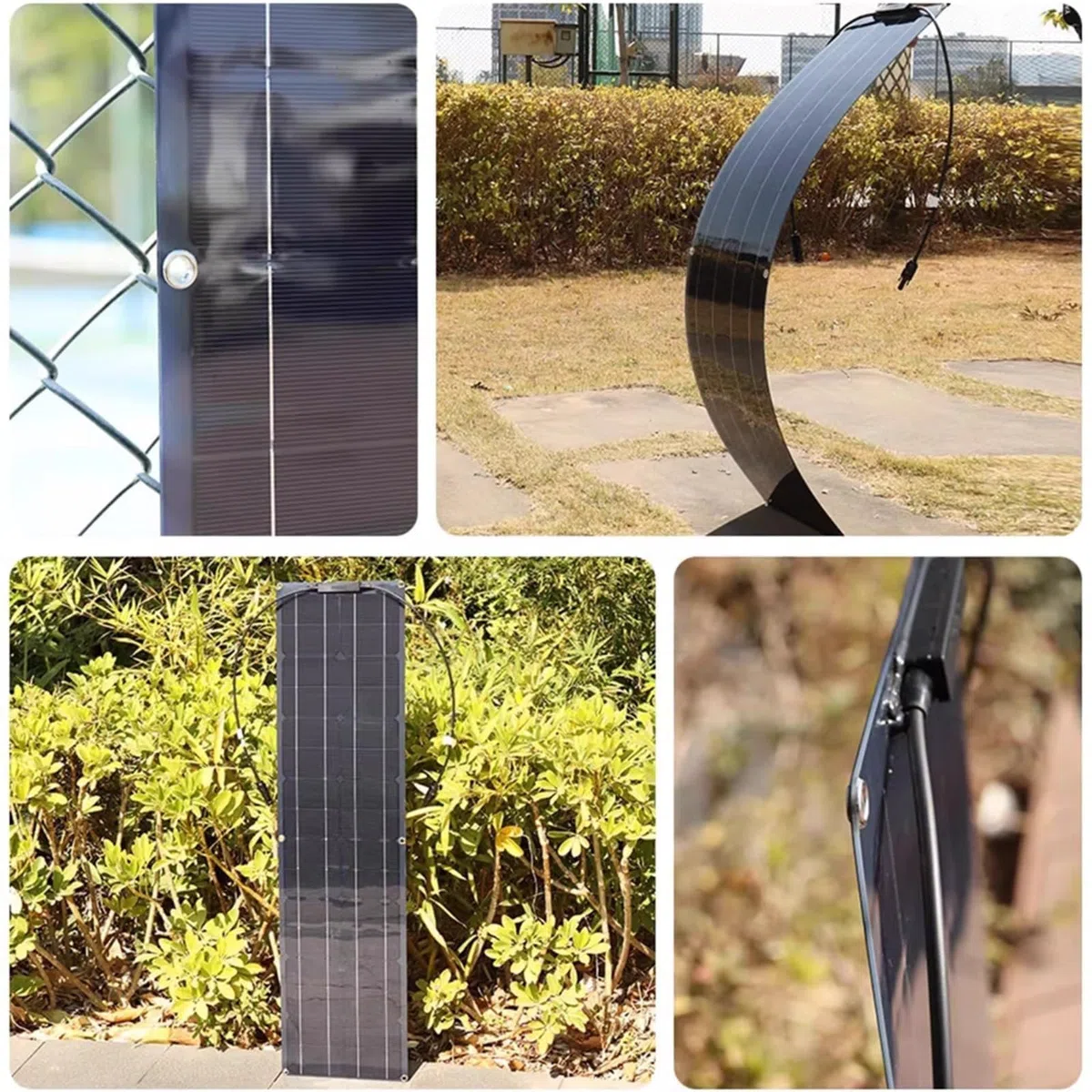 Kit de panneaux solaires flexibles 50W/100W avec contrôleur 40A